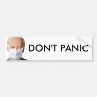 DON'T PANIC BUMPER STICKER
