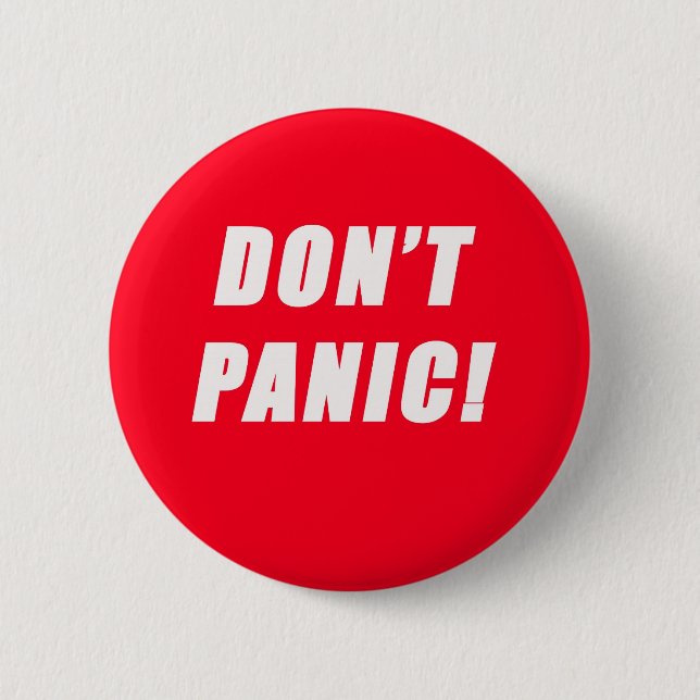 don't panic button (Front)