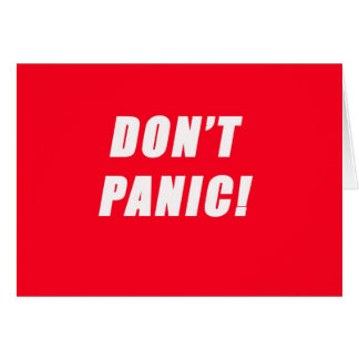 don't panic cards