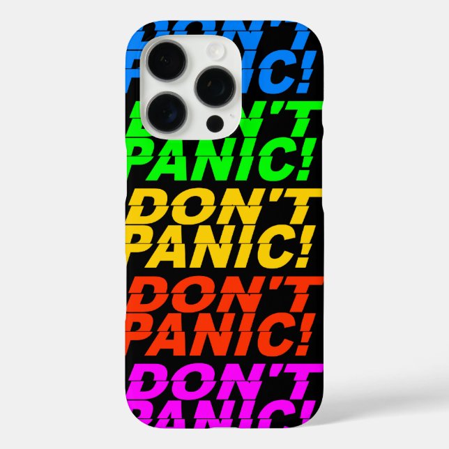 DON'T PANIC! Case-Mate iPhone CASE (Back)