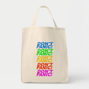 Don't Panic! grocery tote - customizable Bag