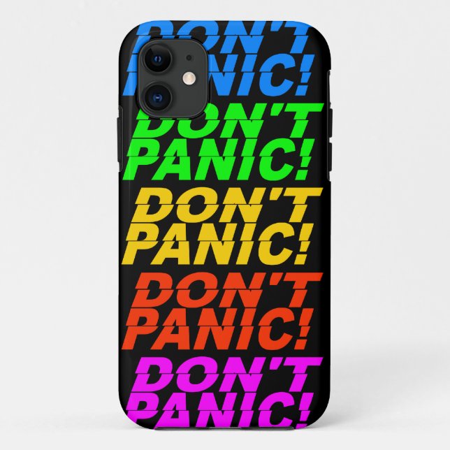 DON'T PANIC! iPhone Case-Mate Case (Back)