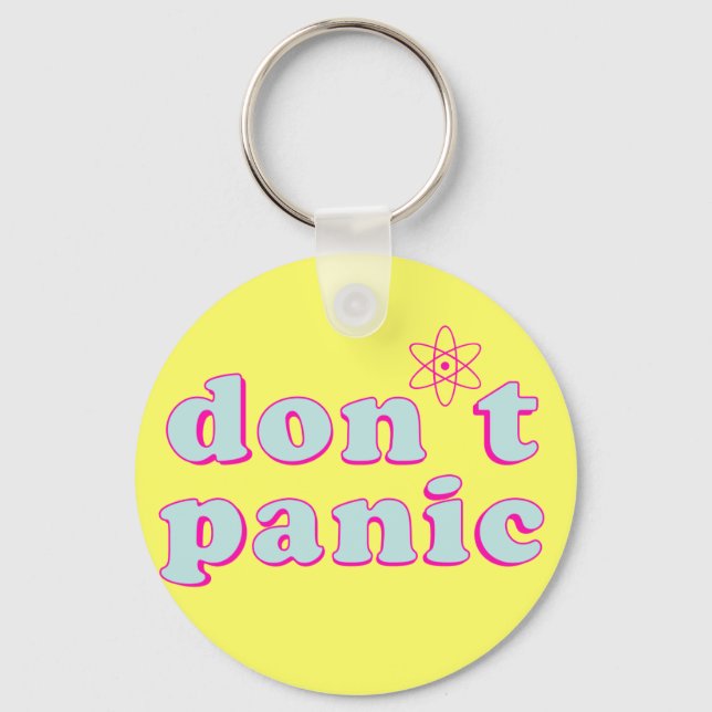 Don't Panic Keychain (Front)