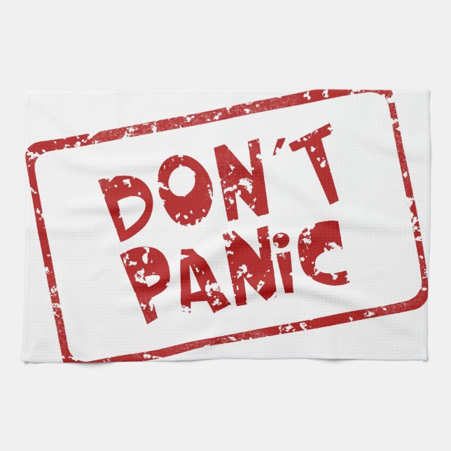 Don't Panic Kitchen Towel (Horizontal)