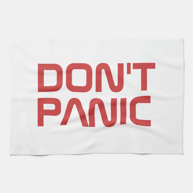 Don't Panic Kitchen Towel (Horizontal)