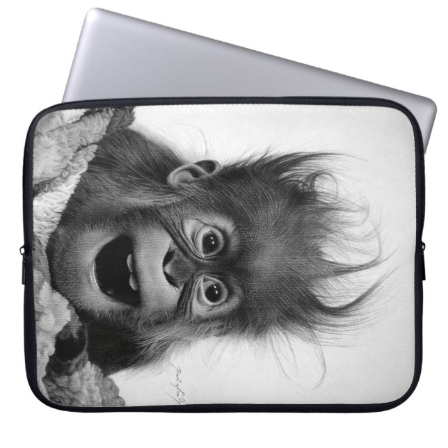 DON'T PANIC Laptop Sleeve (Front)