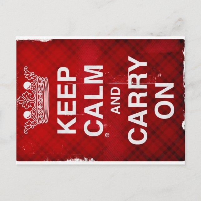 Don't panic.... postcard (Front)