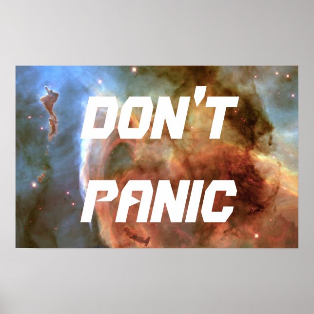 DON'T PANIC POSTER (Front)