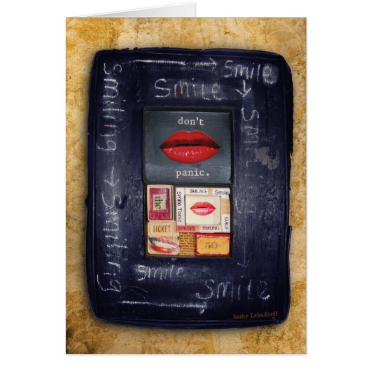 Don't Panic / Smile! Cards (Front)