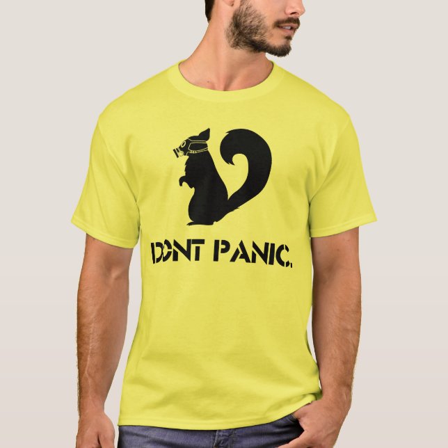 Dont Panic: Squirrel T-Shirt (Front)