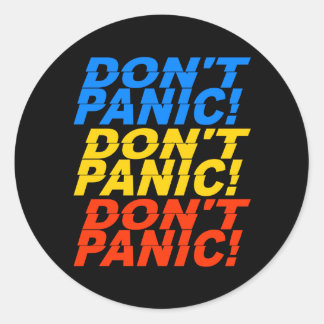 Don't Panic Stickers, Don't Panic Sticker Designs