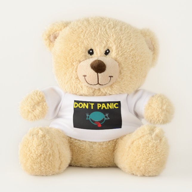 Don't Panic Teddy Bear (Front)
