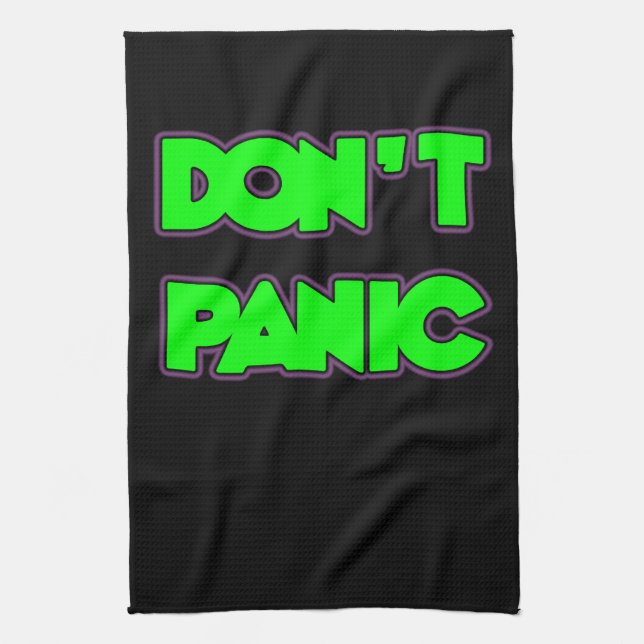Don't Panic Towel (Vertical)
