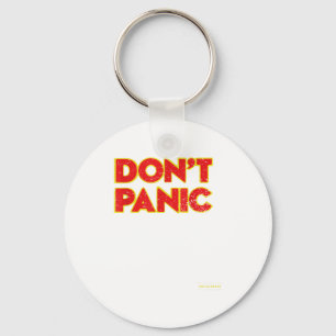 Don't Panic Vintage Distressed Shirt  Keychain