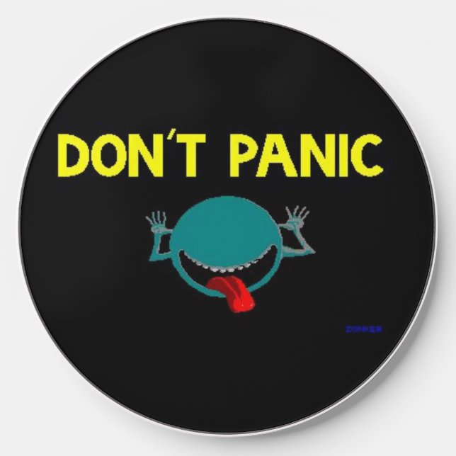 Don't Panic Wireless Charger (Front)