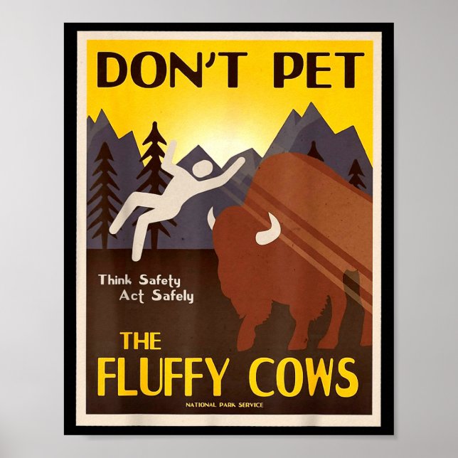 Don't Pet The Fluffy Cows  Poster (Front)