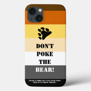 Don't poke the bear! iPhone 13 case