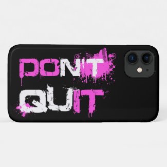 DON'T QUIT - DO IT paint splattered urban quote Case-Mate iPhone Case