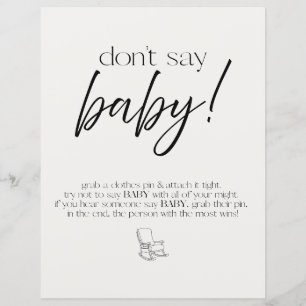 Don't Say Baby!