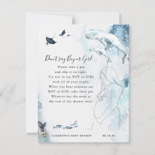 Don't Say Boy Or Girl Baby Shower Game