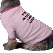 Don't scare me, I poop easily. Tee (Side)