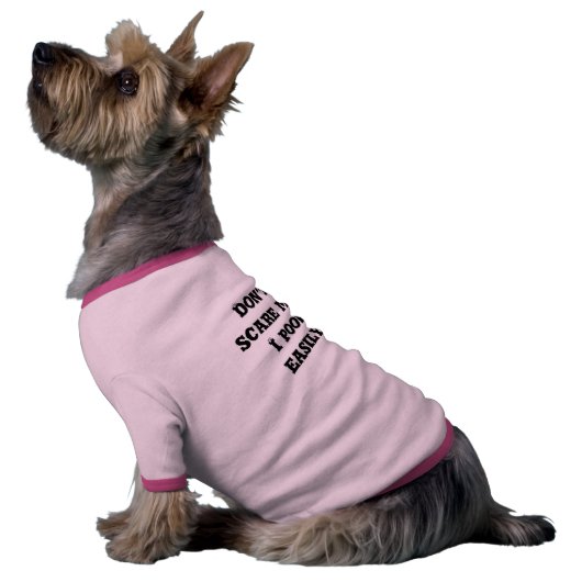 Don't scare me, I poop easily. Tee (Side)