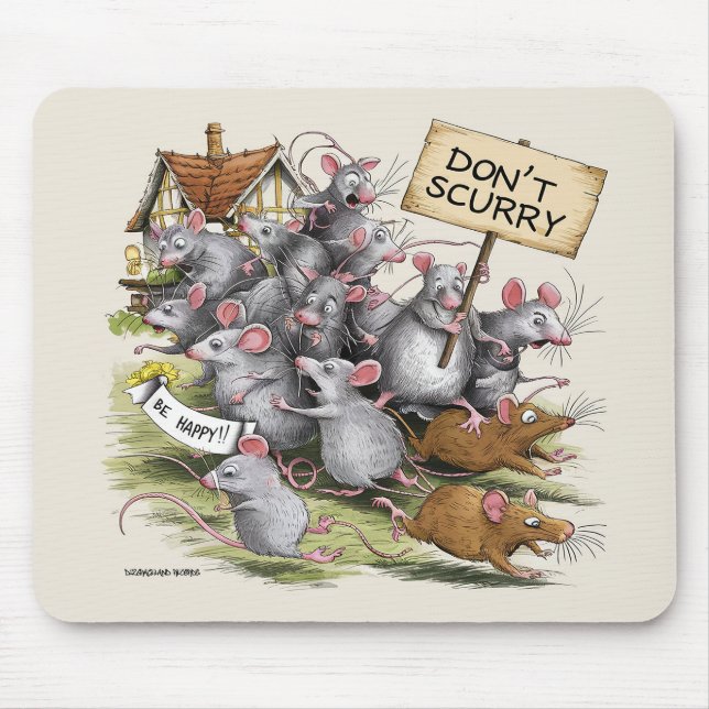 Don't scurry! mouse pad (Front)