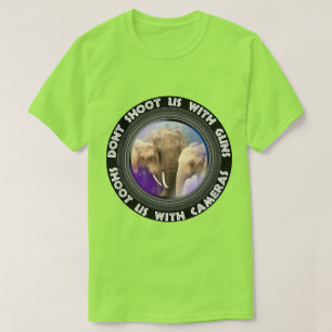 Don't Shoot Us Elephant Family T-Shirt