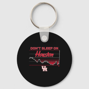 Don't Sleep On Houston - Houston Cougars Sketll  Keychain