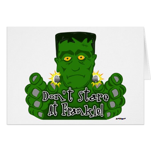 Don't Stare At Frankie! Cards (Front Horizontal)