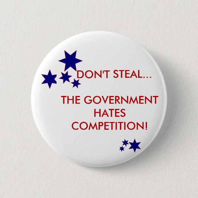 Don't Steal! Pinback Button (Front)