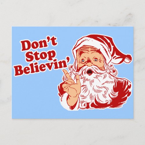 Dont Stop Believin Postcard
