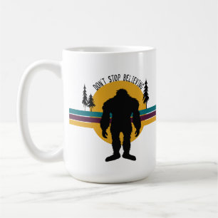 Don't Stop Believing Bigfoot Mug
