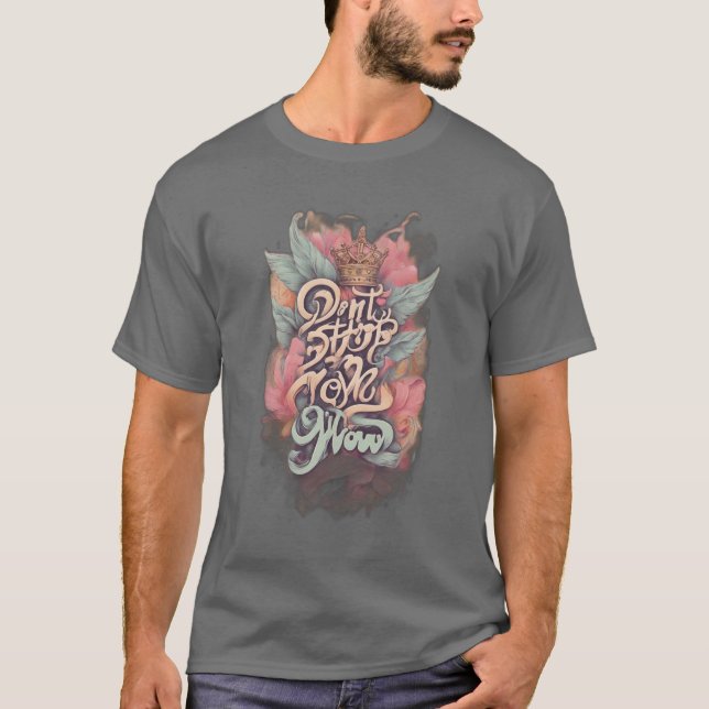 Don't Stop Me Now: Pastel Queen Song Poster Tee (Front)