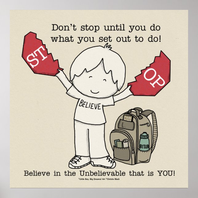 Don't Stop Poster (Front)