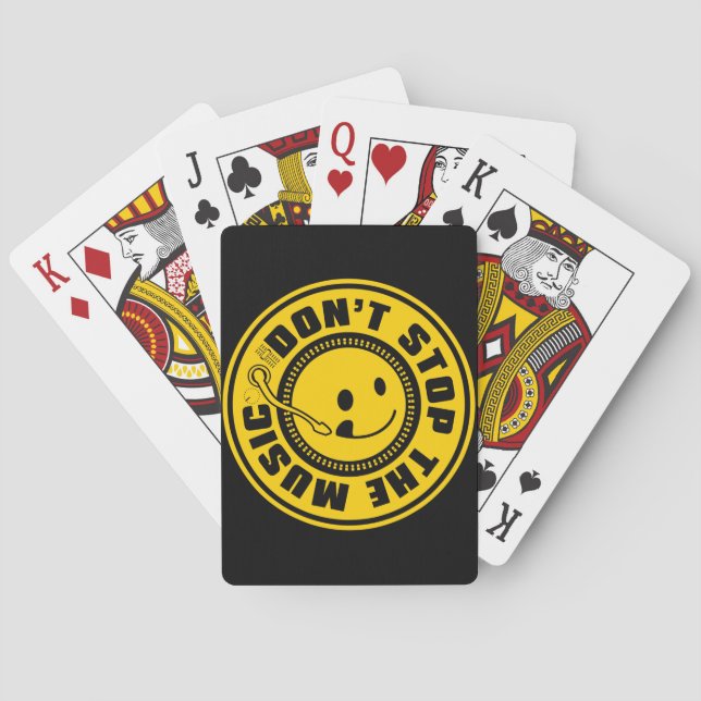 DON'T STOP THE MUSIC POKER CARDS (Back)