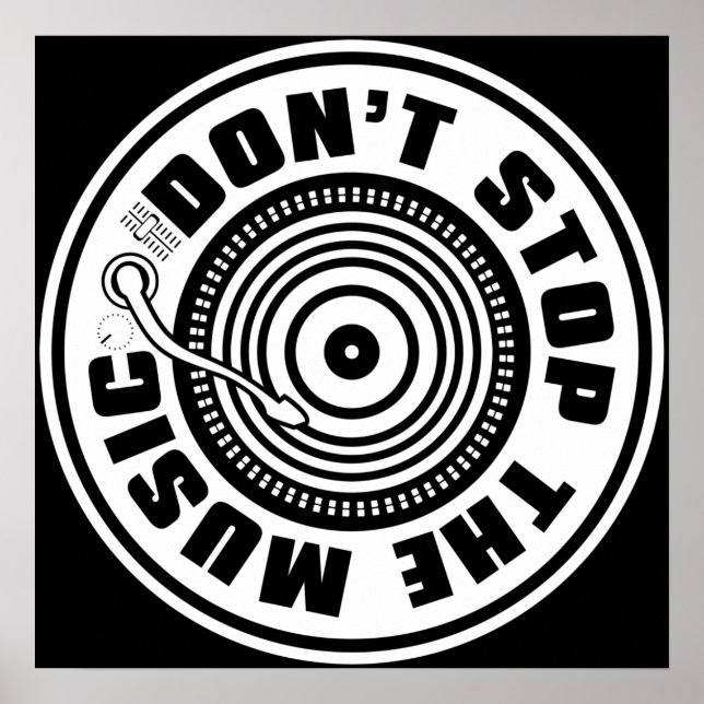 DON'T STOP THE MUSIC POSTER (Front)