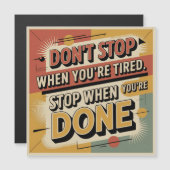 Don't Stop When You're Tired (Front/Back)