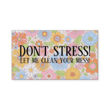 Don't Stress Floral Cleaning