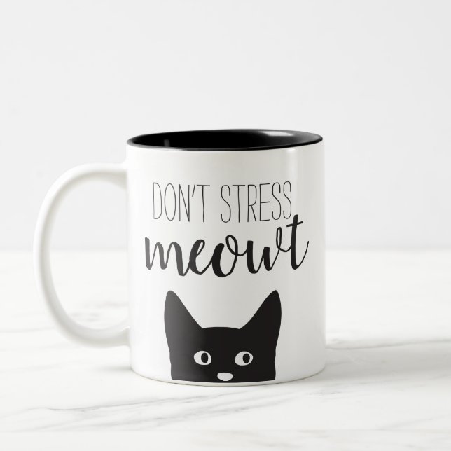 Don't Stress Meowt Mug (Left)