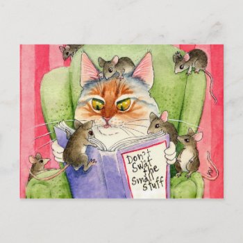 Don't Swat The Small Stuff Postcard by sunshinesketches at Zazzle