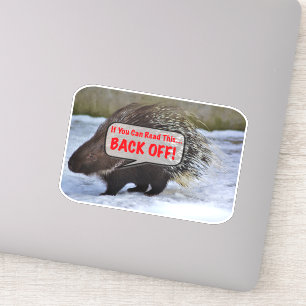 Don't Tailgate Me Sticker