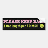 "Go Around This Isn't A Race Car" Bumper Sticker – Funny Meme Vinyl Decal For Tailgate
