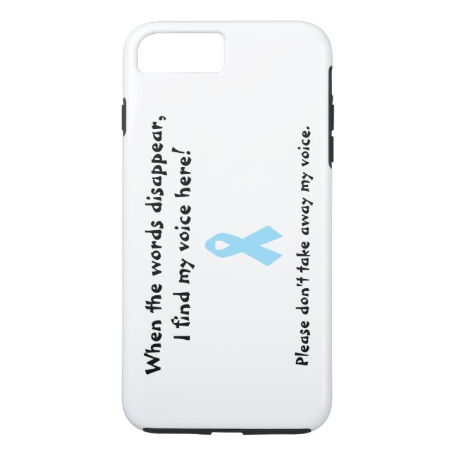 Don't Take Away My Voice Selective Mutism Case-Mate iPhone Case (Back)