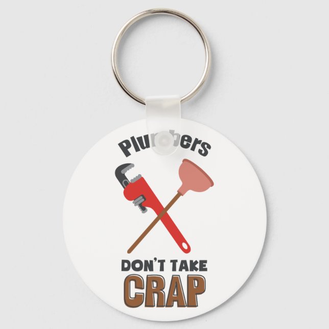Dont Take Crap Keychain (Front)