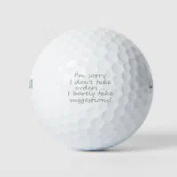 DO NOT BUY THAT STUPID GOLF BALL MONOGRAPHER OR ANY OTHER LAME GOLF GI