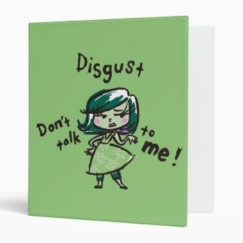 Don't Talk To Me! 3 Ring Binder by insideout at Zazzle