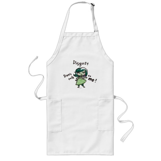 Don't Talk to Me! Long Apron (Front)