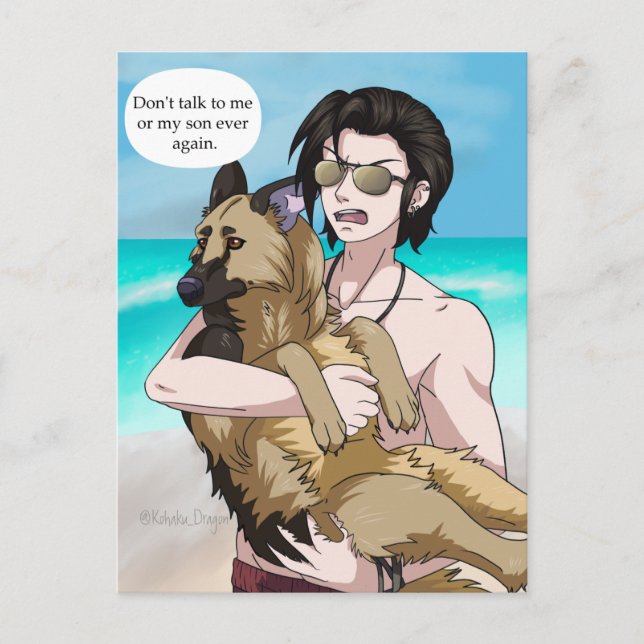 Don't Talk to Me or My Son Card (Front)