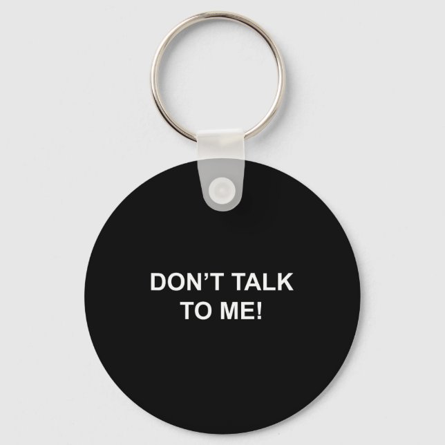 Don't Talk To Me Secret Masked Performer  Keychain (Front)